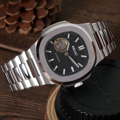 Seiko Nautilus Open Heart Noir