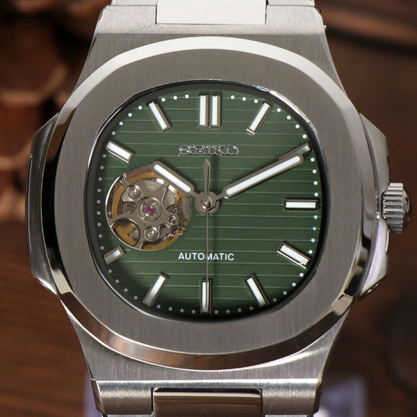 Seiko Nautilus Open Heart Green