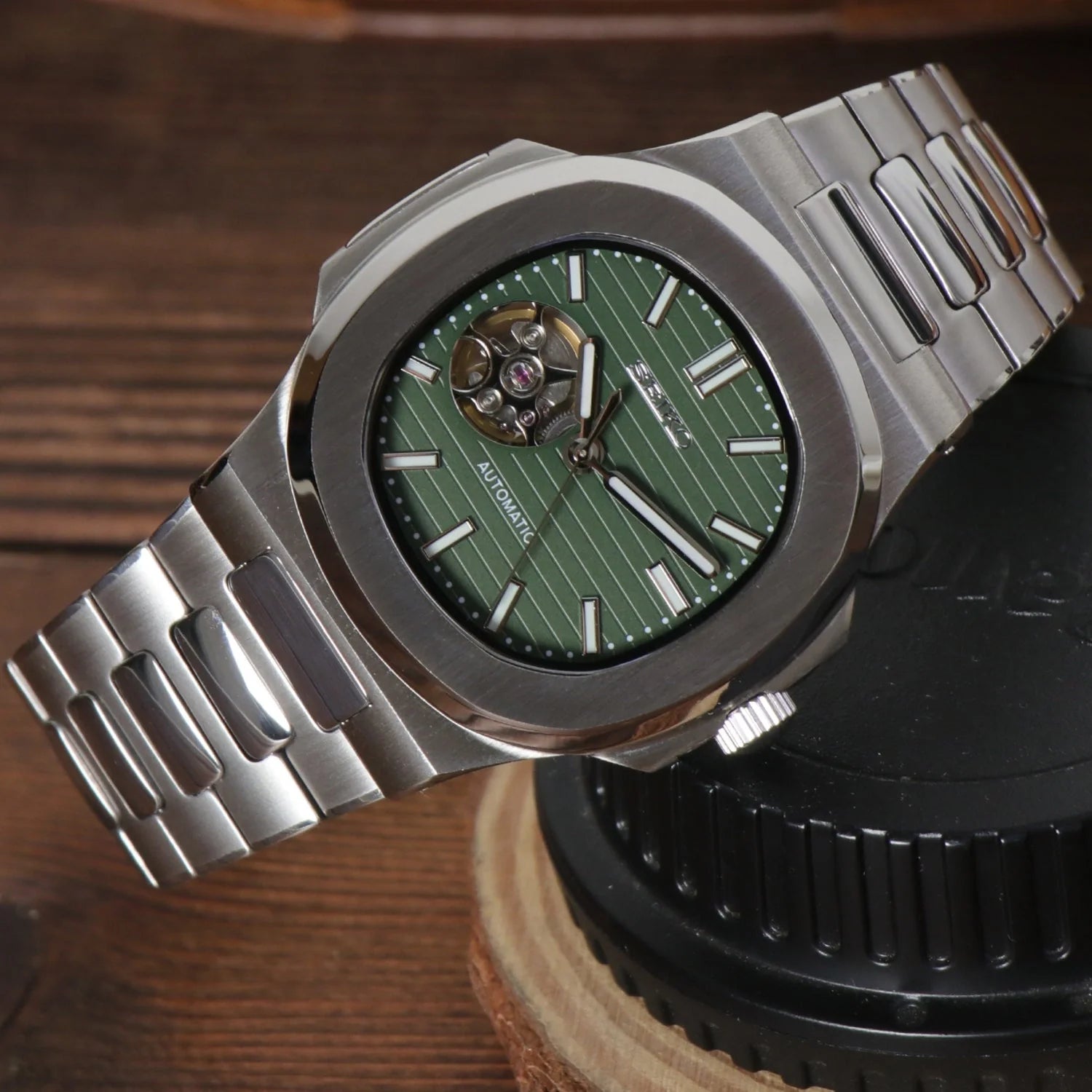 Seiko Nautilus Open Heart Vert