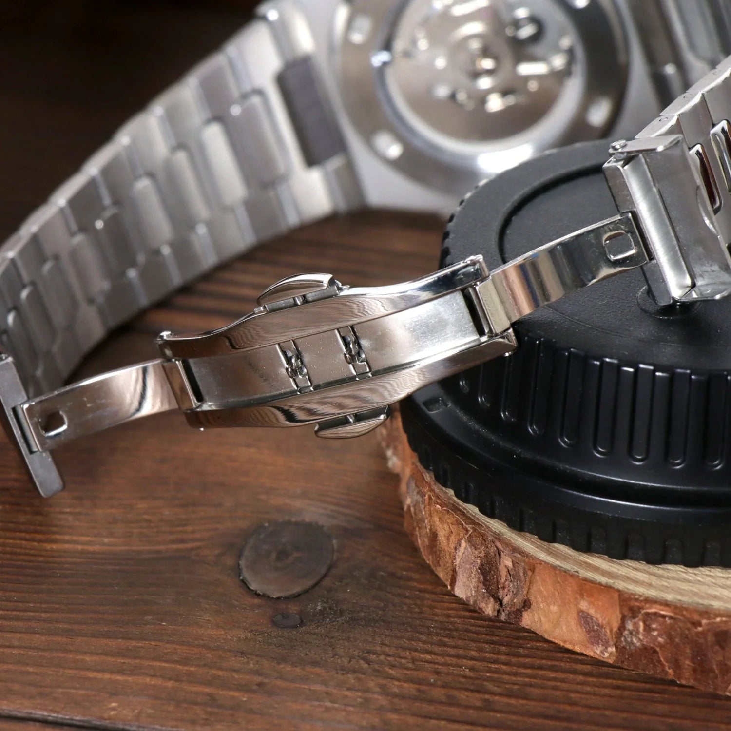 Seiko Mod Nautilus Bleu