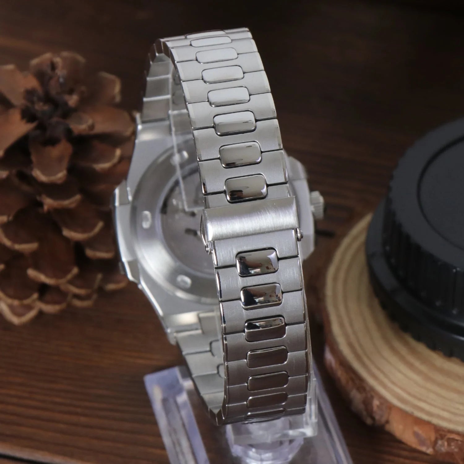 Seiko Mod Nautilus Bleu