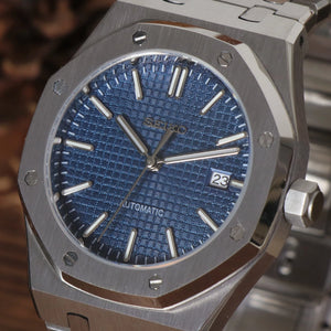 Seiko Mod Royal Oak Blue