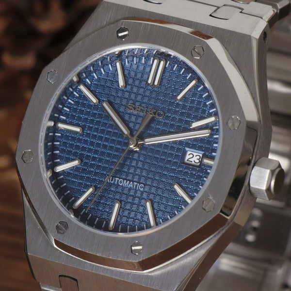 Seiko Mod Royal Oak Blue