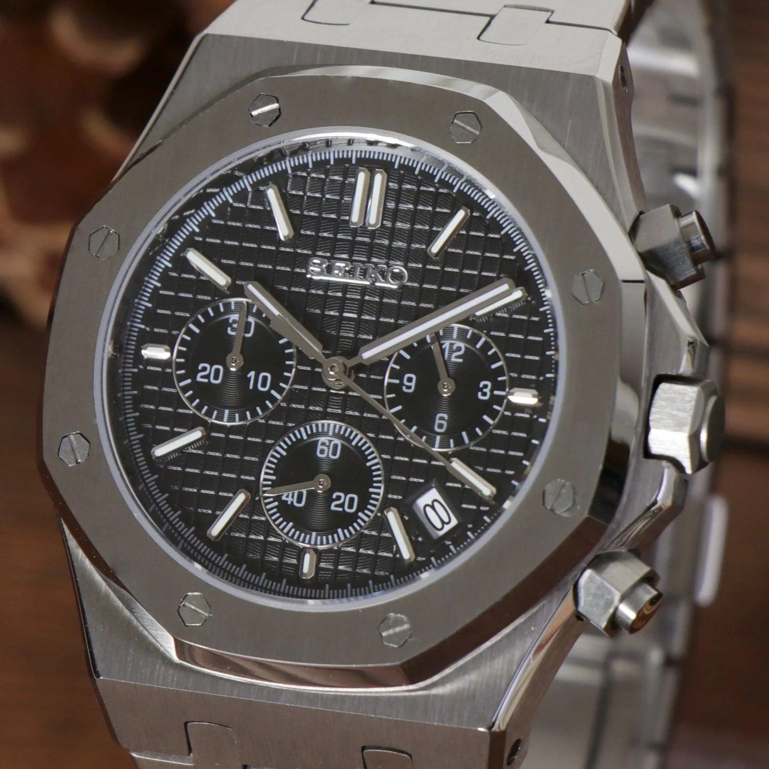 Seiko Royal Oak Chronograph Black