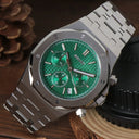 Seiko Mod Royal Oak Chronograph Green