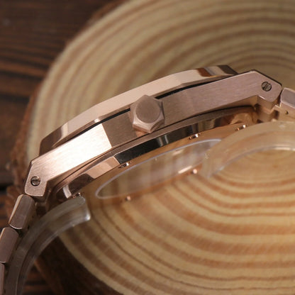 Seiko Mod Royal Oak Or Rose