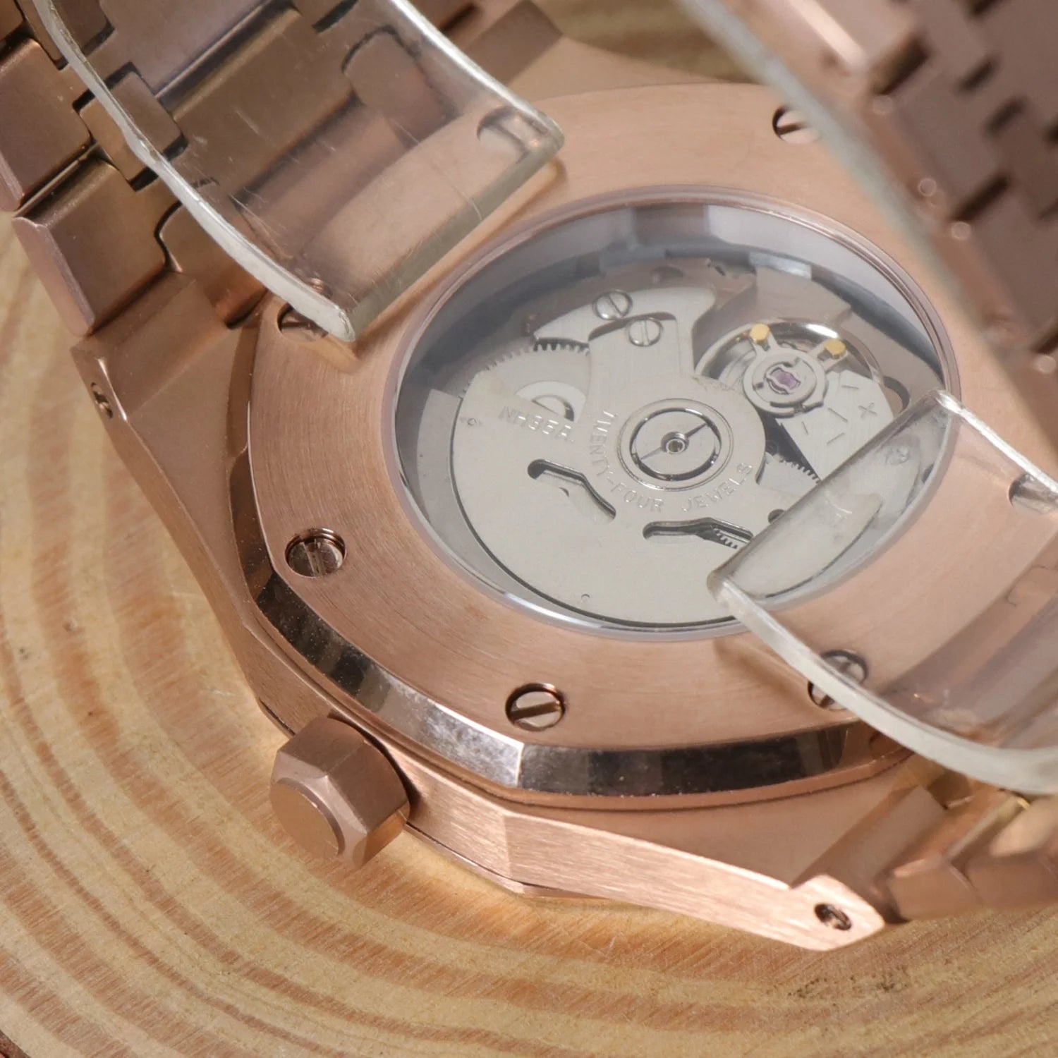 Seiko Mod Royal Oak Or Rose