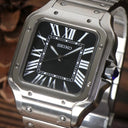 Seiko Mod Santos Classic Black
