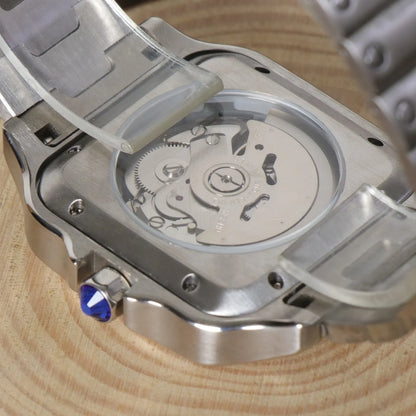 Seiko Mod Santos Classic Noir