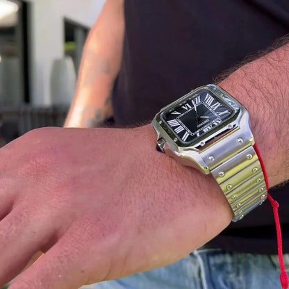 Seiko Mod Santos Classic Noir