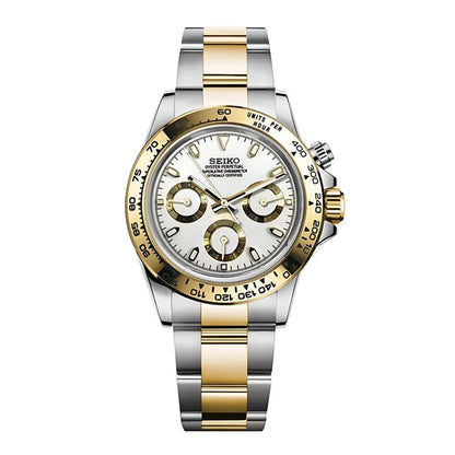 Seiko Mod Daytona Two Tone Gold