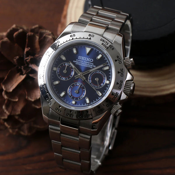 Seiko Mod Daytona Royal Blue