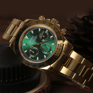 Seiko Mod Daytona Emerald