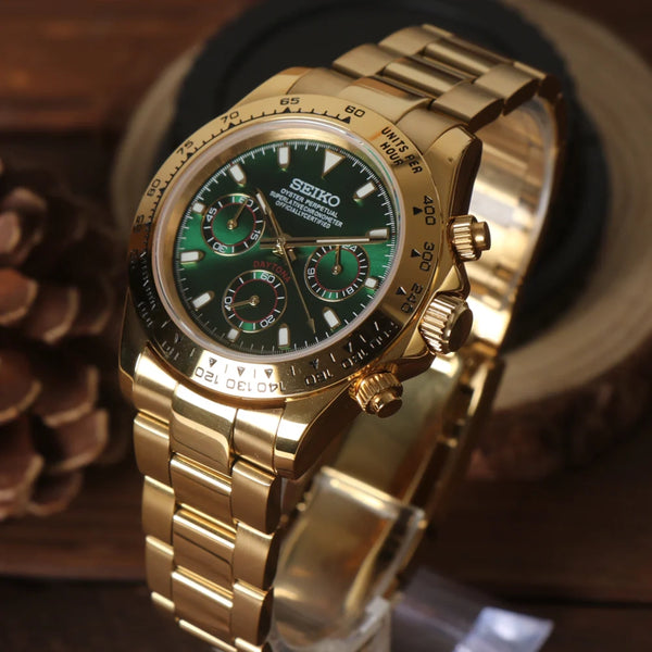 Seiko Mod Daytona Emerald