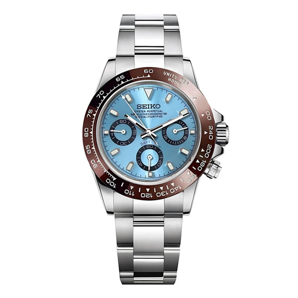 Seiko Mod Daytona Platinium