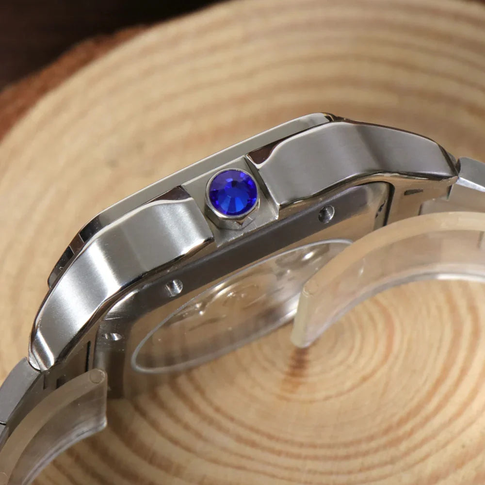 Seiko Mod Santos Emerald