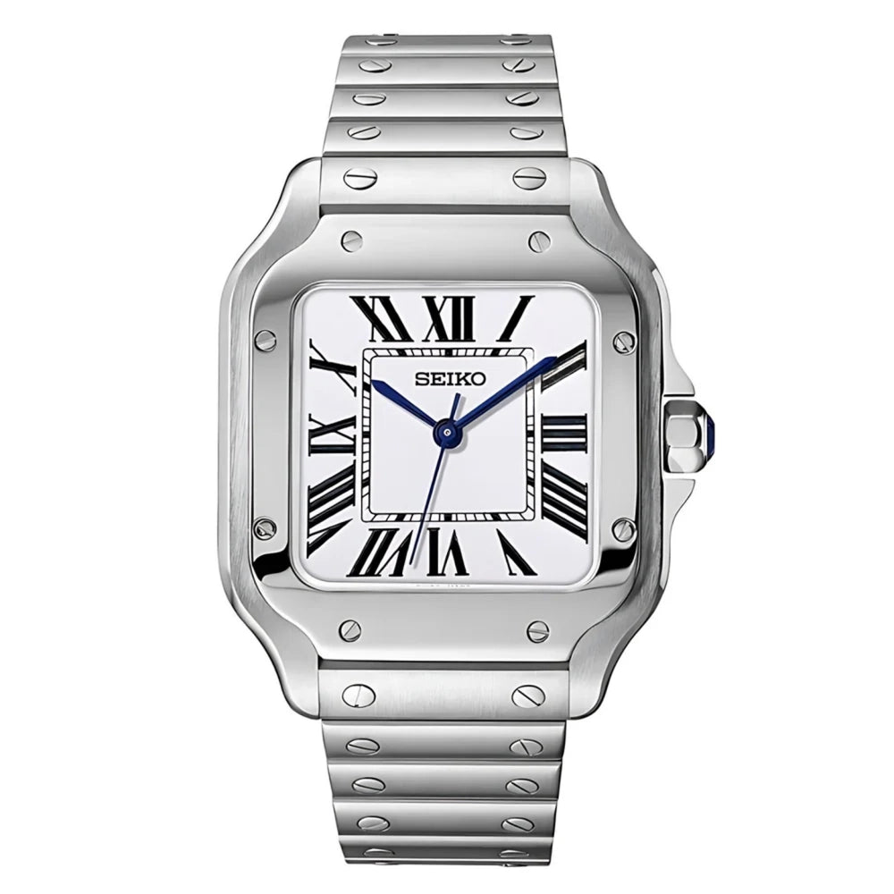 Seiko Mod Santos Classic White