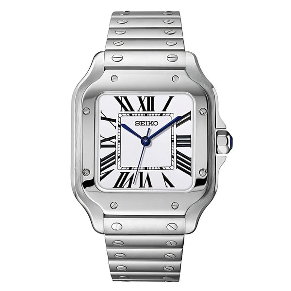 Seiko Mod Santos Classic White