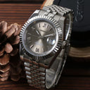 Seiko Mod Datejust Roman Grey