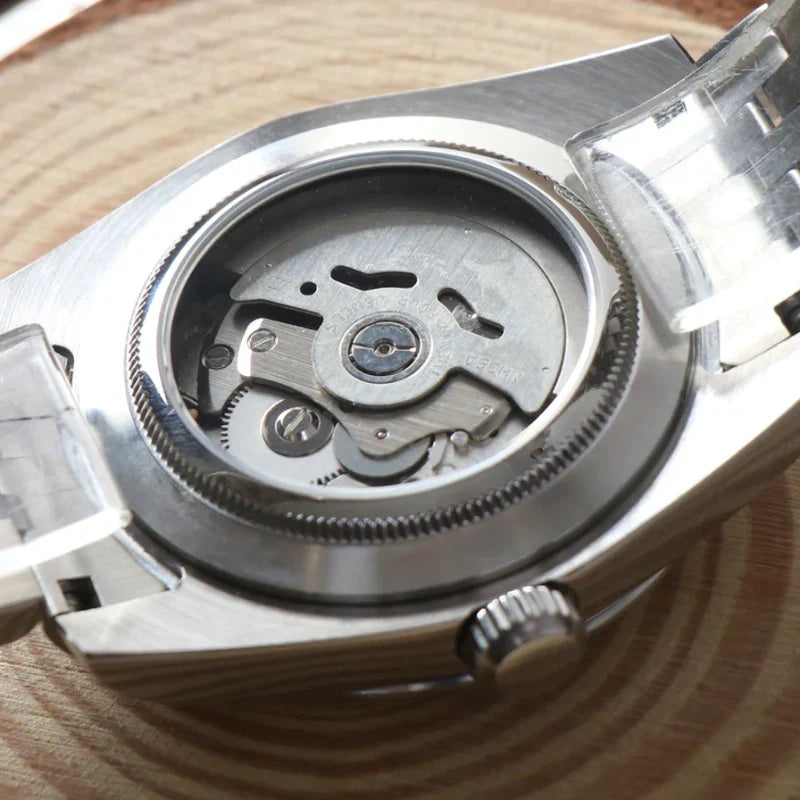 Seiko Mod Datejust Schwarz