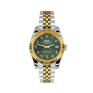 seiko-mod-datejust-arabic-green-two-tone