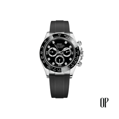 Seiko Mod Daytona Black