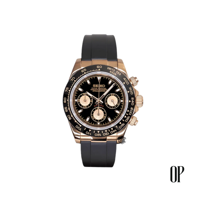 Seiko Mod Daytona Rose Gold