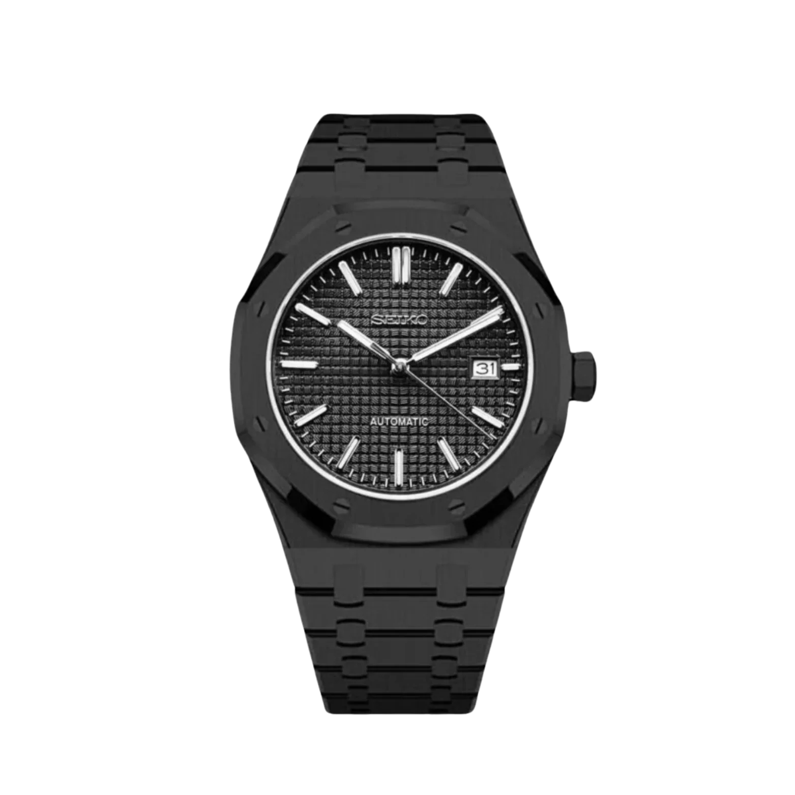 Seiko Mod Royal Oak All Black.