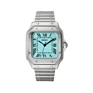 Seiko Mod Santos Tiffany Blue.
