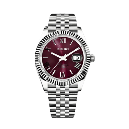 Seiko Mod Datejust Roman Purple.