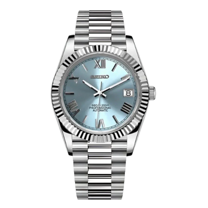Seiko Mod Datejust Tiffany Roman