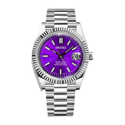 Seiko Mod Datejust Purple.