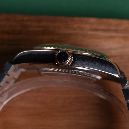 Seiko Mod Datejust Arabic Brown Two Tone