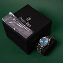 Seiko Mod Datejust Arabic Light Blue