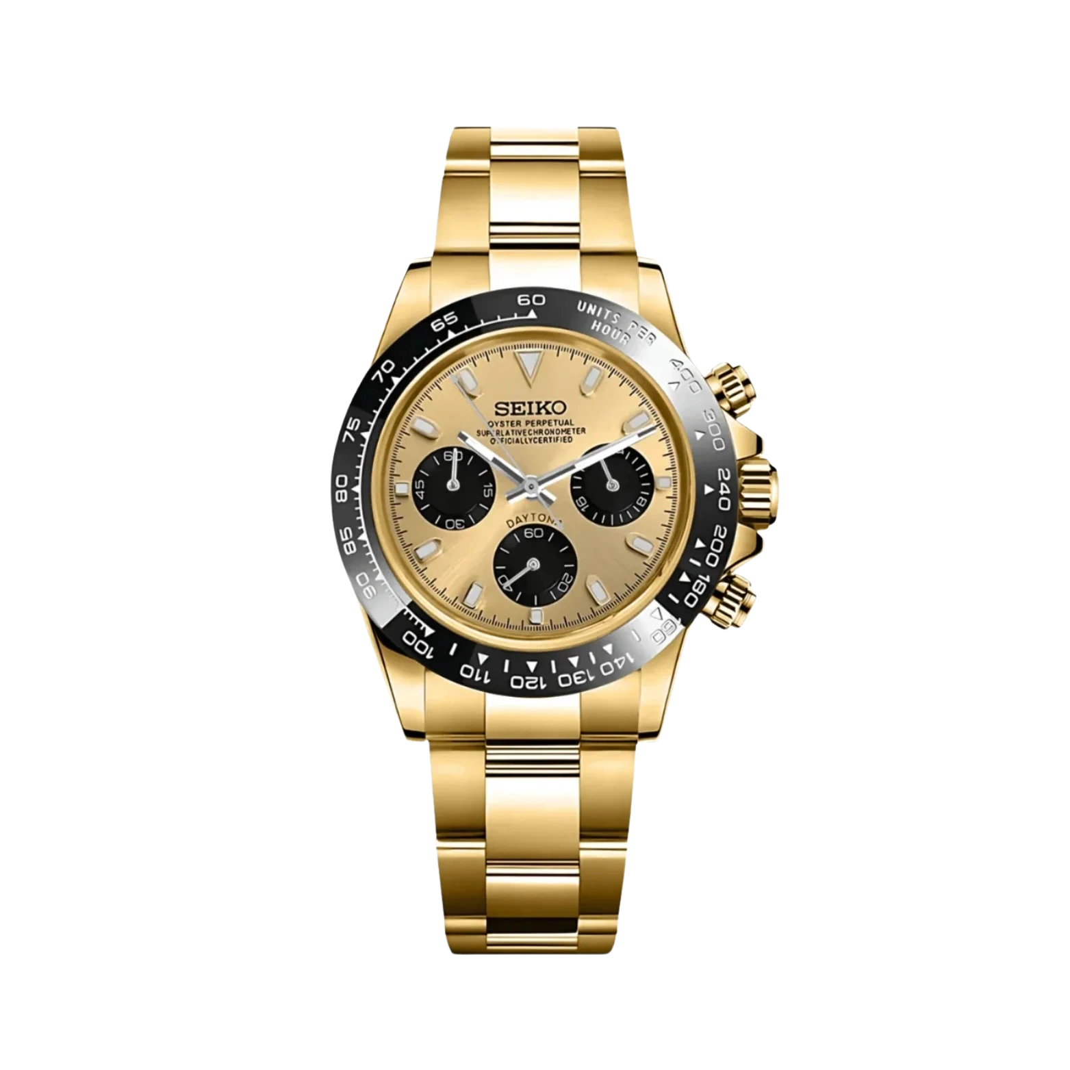 Seiko Mod Daytona Gold.