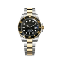 Seiko Mod Submariner Two-Tone Black.