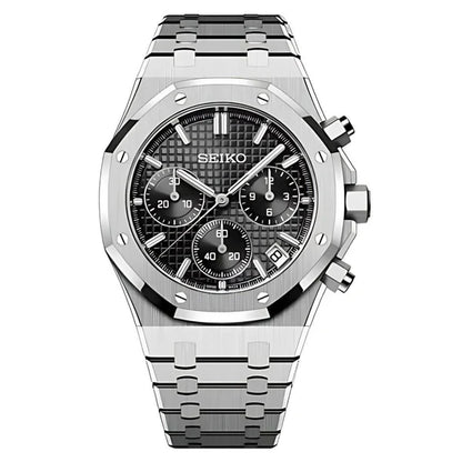 seiko-royal-oak-chronograph-black