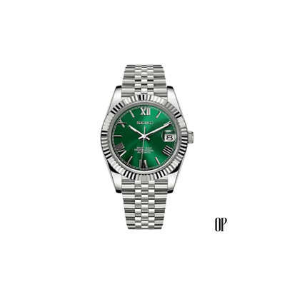 Seiko Mod Datejust Green.