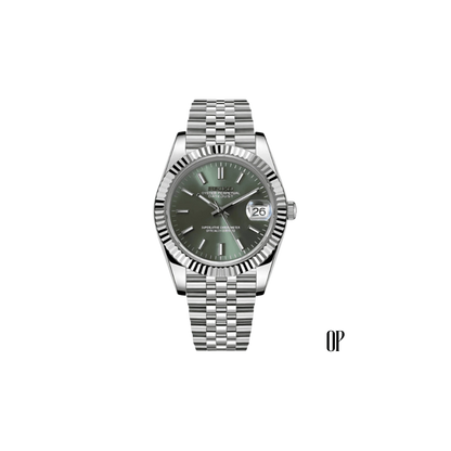 Seiko Mod Datejust Rhodium.