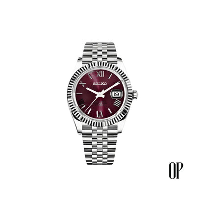 Seiko Mod Datejust Roman Purple.