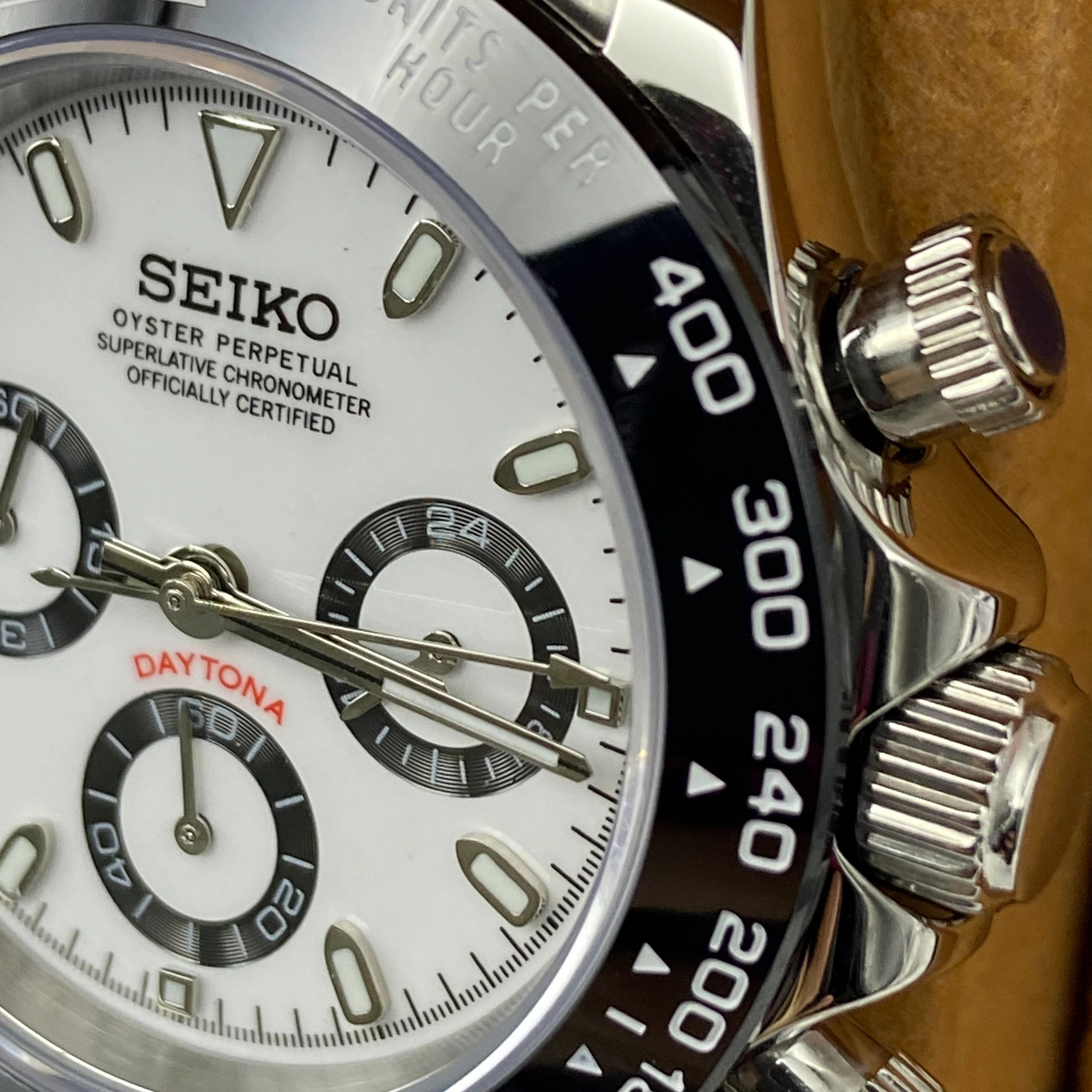 Seiko Mod Daytona Panda
