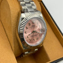 Seiko Mod Datejust Arabic Pink