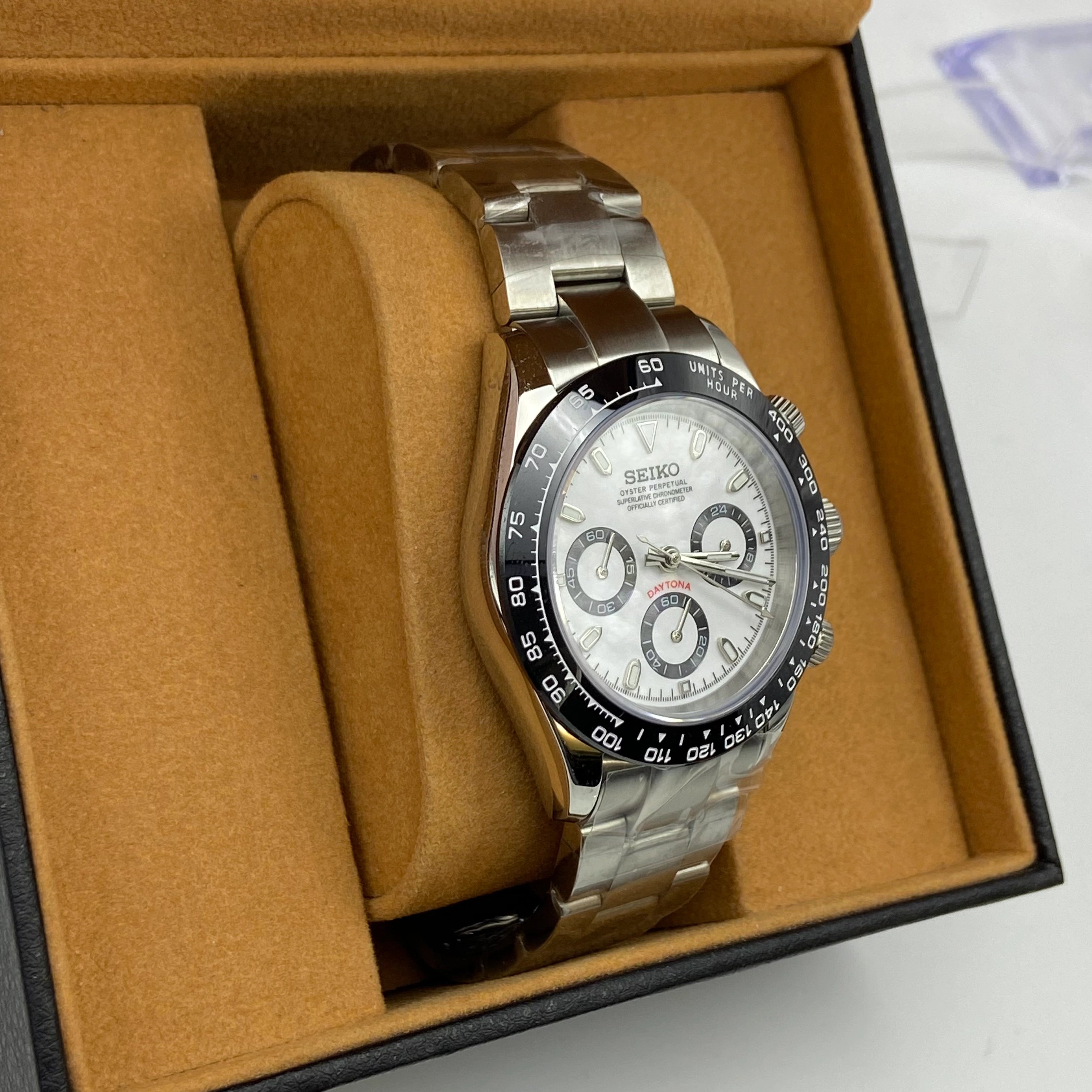 Seiko Mod Daytona Panda