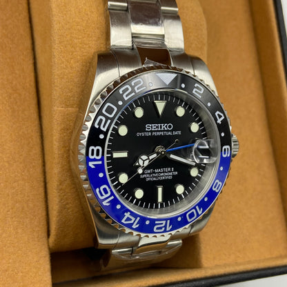 Seiko Mod GMT Batman