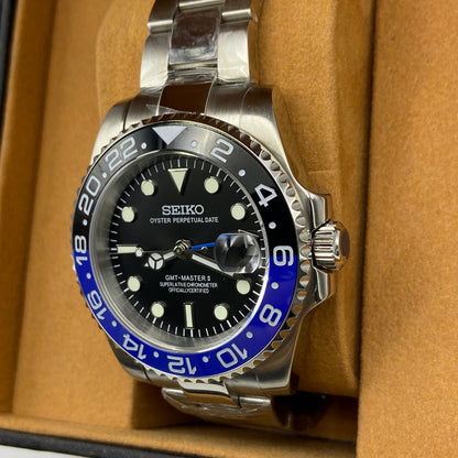 Seiko Mod GMT Batman