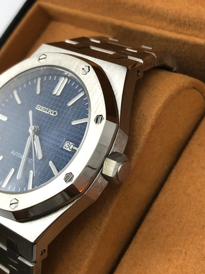 Seiko Mod Royal Oak Blue