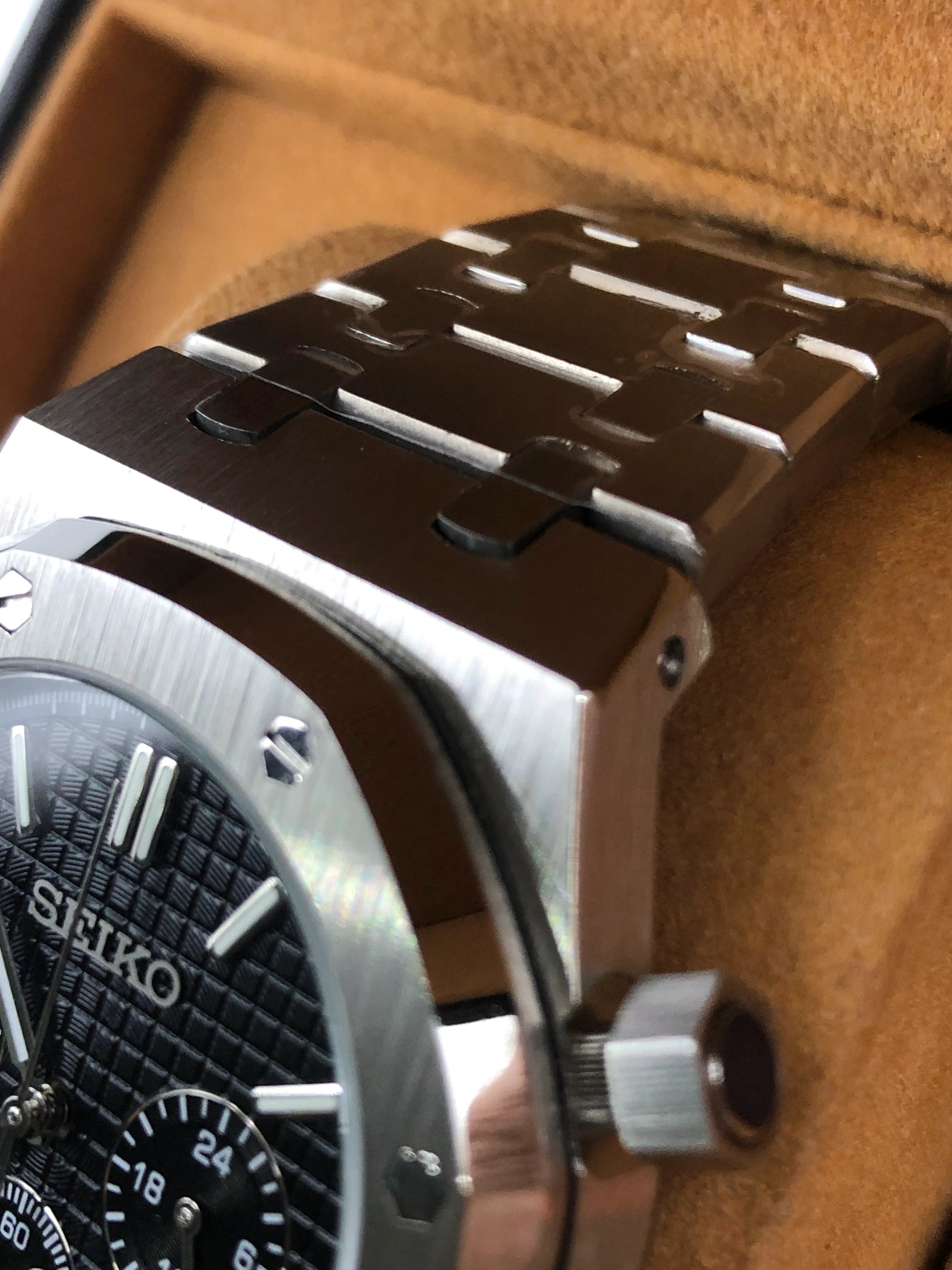 Seiko Royal Oak Chronograph Schwarz