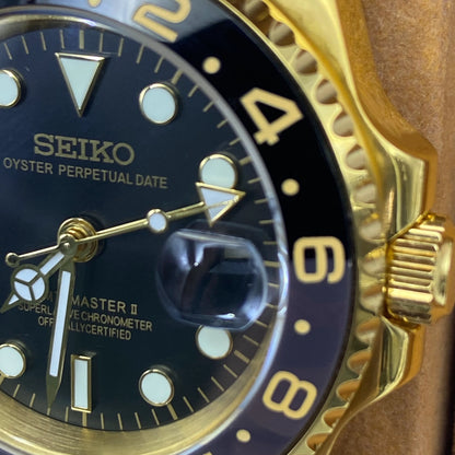 Seiko Mod GMT Master Gold