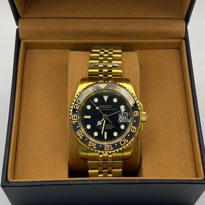 Seiko Mod GMT Master Gold