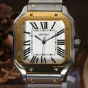 Seiko Mod Santos Two Tone Close Photo